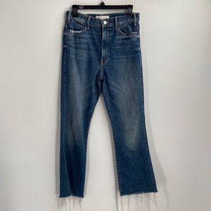 Mother superior the hustler ankle fray jeans